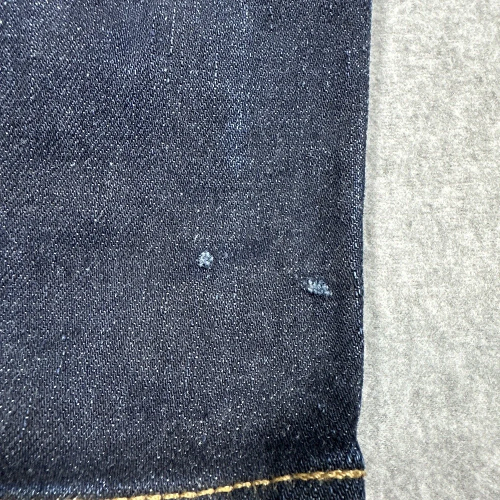 Madewell Men's Slim Fit Dark Wash Jeans Size 32x34 Fade Whiskering Stretch J9527